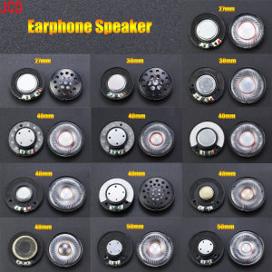 JCD 1pcs 27mm 30mm 40mm 50mm Driver Hifi Bluetooth White Magnetic Headphone Speaker High-end Earphone Diy Loudspeaker Parts