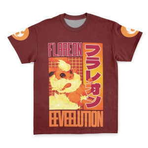 Bandai | 2026 Hot Selling Fashion New Pok É Mon Spitfire Elf 3D Printed T-shirt Casual Y2K Style Summer Outdoor T-shirt Large Size