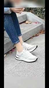 Giày Dệt Thể Thao Nữ Thoáng Khí Đi Bộ Đi Dạo GN41