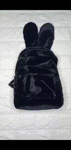 Mutiara Tas Ransel Bulu Korea Tas Wanita Lucu Tas Ransel Bunny BULR FurBeauty Kekinian Terbaru 2025