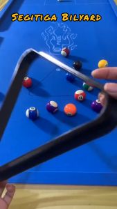 Triangle Rak Bola Plastik Segitiga Billiard Biliar - Ball Rack Bilyad Bilyard