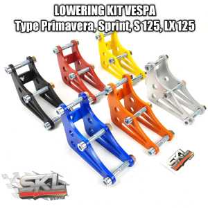 Lowering Kit Vespa Sprint Primavera LX S: Pemendek Shock Belakang Vespa Matic
