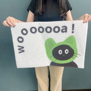 พรมเช็ดเท้า พรมดักฝุ่น PVC พรมปูพื้นหน้าบ้าน 40*60cm ยึดเกาะพื้นดี กันลื่น ทำความสะอาดง่าย