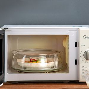 Food Grade Plastic Microwave Oven Splatter Cover High Temperature Resistant Bowl Lid Household Kitchen Essential Hot Dish Cover