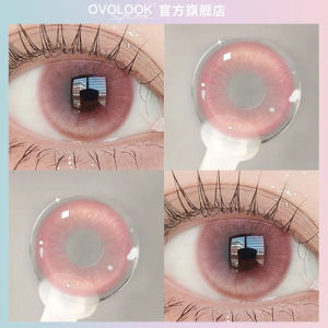 【14.2mm/14.5mm】Contact Lenses Kanta Kontak Warna Large Diameter 6 Month Use Natural Shiny Pink Contact Lens