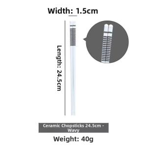 High-Quality Slip-Resistant Ceramics Chopsticks Simple and Elegant Design 2026 New Edition