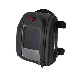 Universal Motorcycle Magnetic Tank Bag Tank Bag 8L Riding Bag For Harley Honda BMW Off-road Back Seat Bag Tool Handbag Rain Cove