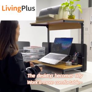 Monitor Stand Printer Rack Computer Rack Screen Height Increased Shelf Screen Raiser Desktop Organizer Home Office Rack Monitor Rack