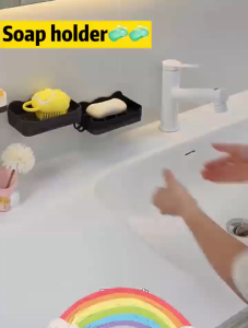 Bathroom Soap Holder Without Drilling Bathroom Soap Dish Double Drainage Soap Dish Bathroom Accessories