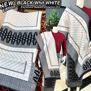 EXCLUSIVE Songket Rakam Dimensi Edisi terbaru/ Limitid Edition Black With White