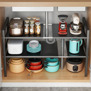 Adjustable Shelf Organizer Storage Rack