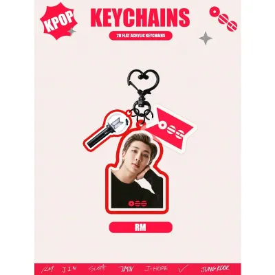 B/TS ARMY OT7 ARIRANG Acrylic Keychain – Keyring Pendant