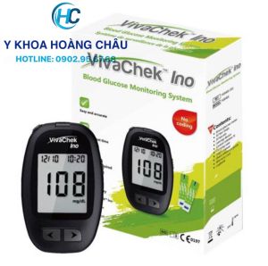 [CHÍNH HÃNG] Máy đo đường huyết VIVACHEK INO (Máy kèm 50 que 50 kim)