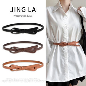 Thắt Lưng Da Thật Thắt Eo Cho Nữ Thời Trang Mùa Hè 2024 Thắt Lưng Thắt Nút Đa Năng Thắt Lưng Da Bò Mềm