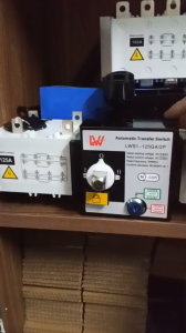 Bộ chuyển nguồn tự động  ATS khối LWS1 125A 1 pha 2P 220V và 4P 380V