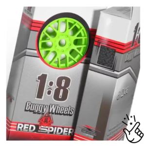 4Pcs 110mm 1/8 RC Off-Road Buggy Wheels Tire 17mm Hex for ARRMA Typhon Talion TRX Redcat Team Losi Kyosho HPI HSP VRX RC Car