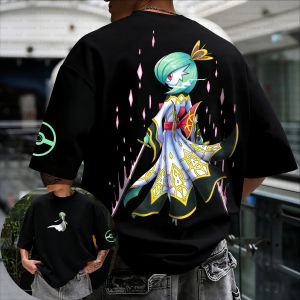 Bandai | Pokémon Anime Squirtle Printing Cotton T-shirt 2026 Womens Summer New American Hip-hop Trend Daily Y2K Parent-child Top