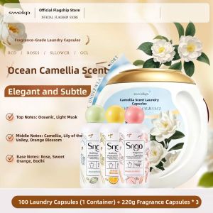 swekp | 5D Laundry Pods with Long-lasting Fragrance Antimicrobial and Mite-removing