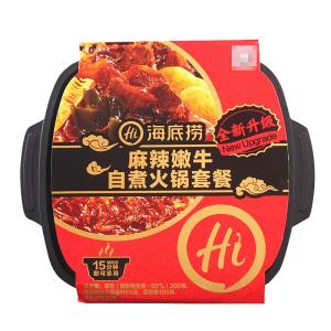 HaiDiLao | Nồi Lẩu Tự Nóng Thịt Bò Cay & Mềm Cà Chua Thịt Heo Giòn Viên Thịt Cay