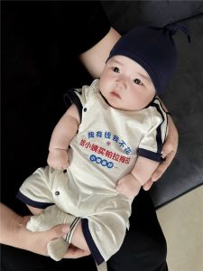 Baby Romper Summer Thin Cotton Long Sleeve Autumn Full Moon Clothes Pure Cotton Baby Suitable for Newborn And 3-12 Months Old