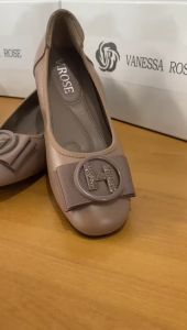 Sepatu Wanita Close-Toe Wedges  Kulit  Import Premium  W7723 Sepatu Pesta   Import Wanita Sepatu Kerja Kekinian  (+Box) Import