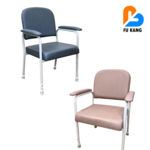 Fu Kang CarePlus Elderly Day Chair | Height Adjustable PU Leather Geriatric Armchair for Homecare | Ready Stock SG