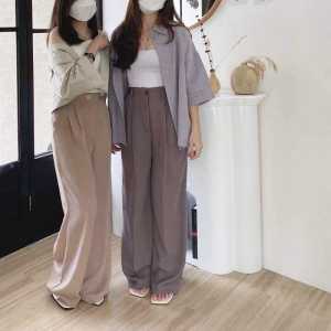 Loose Pants Trousers/ Celana Wanita/ Celana Formal/ Celana Kantor/ Style Korean