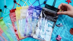 Waterproof Phone Camera Pouch Songkran Festival Swimming Diving Universal for IPhone Samsung Xiaomi IPX8 Beach Pool Water Sports Mobile Camera Waterproof Bag