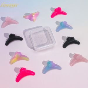 Lomansa 1 Pair Lash Lift Revise Pad Silicone Anti-Fall Off Eyelash Lift Pads Ribbon Reusable Eyelash Perm Rod Lash Lifting Tool