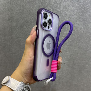 Dele Applicable  16 Phone Case Fog Transparent Magnetic Absorption Wireless Charging Matte Anti-Fall 14 for Men And Women 16Plus New Model