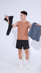 Áo Tanktop Thể thao GUZADO Vải Thun Lạnh Thiết Kế Họa Tiết ACTIVE Thời Trang Năng Động GTT04