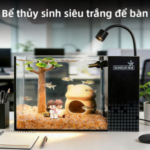 sunsun | Living Landscape Aquarium Ultra-clear Glass Sidewall Filter