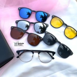 Frame Kacamata CLUBMASTER CLIPON (Dapat 6 Warna)