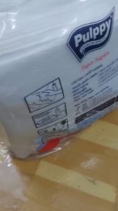 Pulppy Premium Quality Paper Napkin 100 Sheets - Elegant White Kitchen Linen