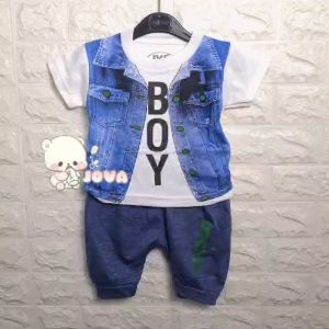 JOVA BAJU BAYI LAKI LAKI SETELAN ANAK COWO LUCU STELAN COWOK 6 12 BULAN KEREN TRENDY KEKINIAN ROMPI BOY