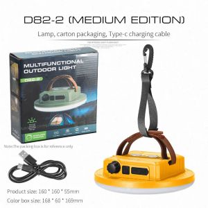 ESMARTER | Camping Lantern Outdoor Camping Light Rechargeable Flashlight Strong Light Portable Lanterns Power Bank Tent Lamp