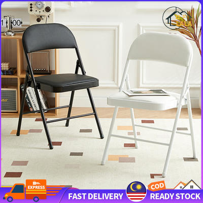 LALA Conference Folding Chair Home Computer Leisure Seat Simple Office Back Chair Desk Meeting Seat 