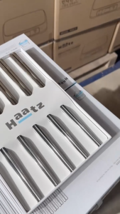 Bộ 10 đôi đũa inox 316L SEKA HAATZ HCS079 an toàn bền đẹp không nấm mốc không gỉ sét đầu đũa chống trượt làm quà đem tặng