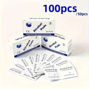 Alcohol swabs for skin 75% wound disinfection convenient to carry outdoor sports disaster essential first aid box supplies