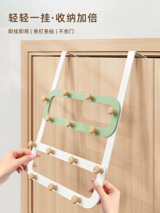Long Door Back Clothes Hanger Hook Iron Material Bedroom Wall Mounted Hook Heavy Duty Storage Organization Hook for Coats
