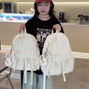 [COD] Tas Sekolah Wanita Pink Tas bahu ins Jepang korea import fashion lucu Wanita ransel wanita korean style