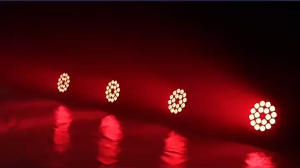 READY Lampu Sorot Panggung disco dj party pesta Led Par Full Colour Light Led Mini Par Dmx 512- RGB