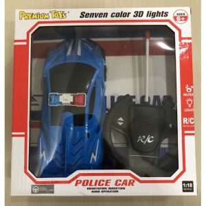 Mainan Mobil RC Police Car Scale 1:18 - Mobil Polisi PJR Remote Control