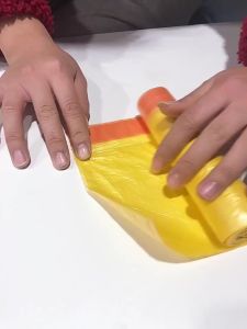 KANTONG PLASTIK SAMPAH ROLL DENGAN TALI 45X50CM ISI 15 LEMBAR KANTONG PLASTIK GULUNG PLASTIC TRASH