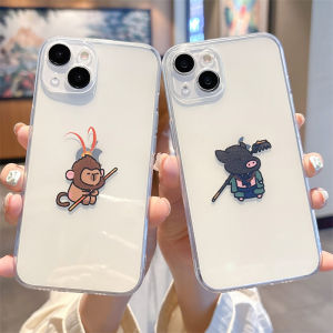 Black Myth Monkey King Phone Case Compatible with  16Promax 15Boar 14Plus 13Great Sage 12Mini 11New Model 17Transparent XR Soft Shell 876