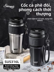 SHANPUR | Bình Giữ Nhiệt Đa Năng Dùng Trong Ô Tô 316L Thép Không Gỉ