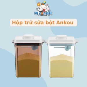 (Tặng sticker nhiệt) Hộp trữ sữa bột hút chân không ANKOU dung tích 17L - 23L