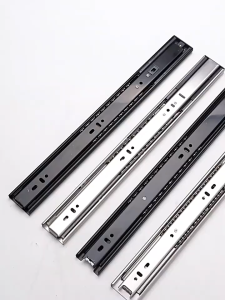 ZiinLife 2PCS Hydraulic Drawer Guide Slide For Cabinet Desk Soft Close Heavy Duty Drawer Guide 3 Fold