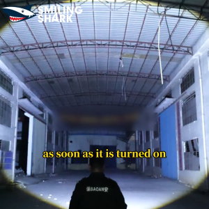 SMILING SHARK SD5351 LED Torch Light 3Mode With Hook Camping Flashlight 18650 Type-c Rechargeable Light Waterproof Outdoor Camping Lighting