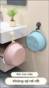 Móc Treo Chậu Thau Nhà Tắm Móc Treo Thau Chậu Móc Treo Đồ Nhà Bếp Bám Chắc Không Rơi MEHOM- MC06